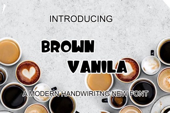 Brown Vanila Font for Business Branding