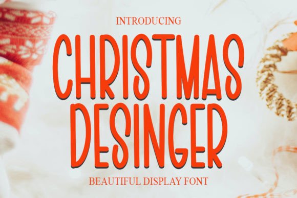 Christmas Designer Font for Creative Campaigns