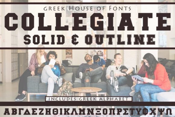 Collegiate: A Bold Font for Creative Campaigns