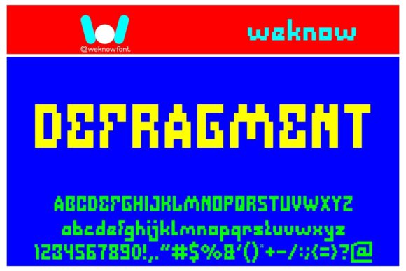 Defragment: A Futuristic Font for Business Branding