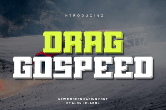 Drag Gospeed Font for Bold Branding