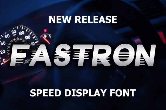 Fastron Font for Creative Makers