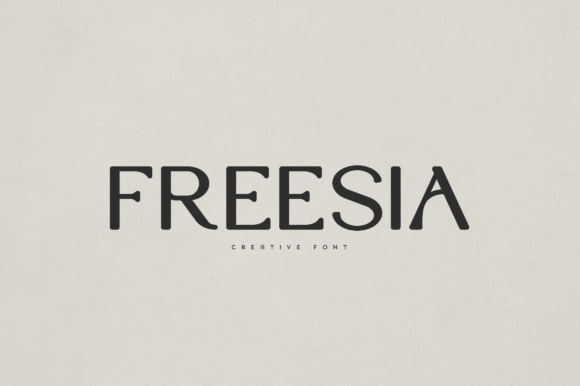 Freesia Font for Creative Projects