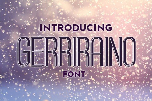 Gerriraino Font Download Free