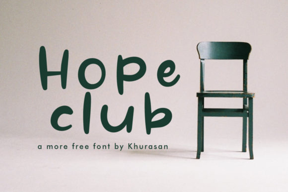 Hope Club Font for Editorial Design