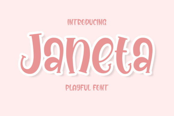 Janeta: A Stylish Display Font for Business