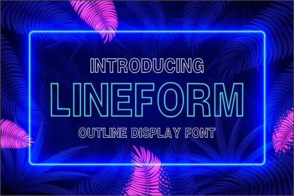 Lineform: A Bold Font for Business Branding