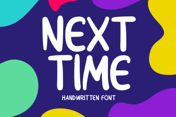 Next Time Font: A Simple Display