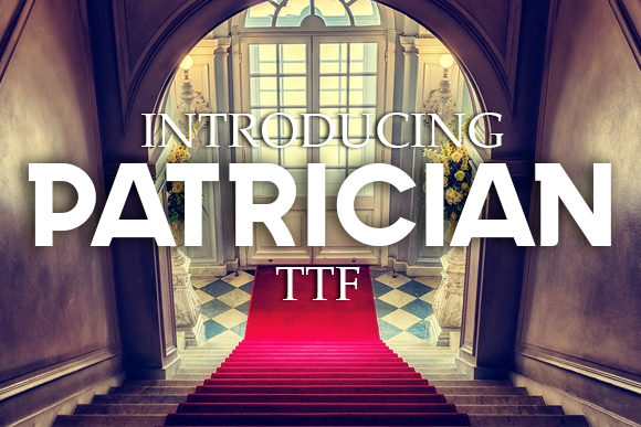 Patrician Font for Creative Makers