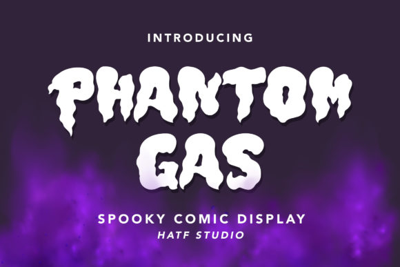 Phantom Gas Font for Creative Projects