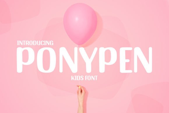 Ponypen Font: Playful Typography for Creative Projects