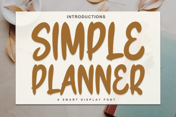 Simple Planner Font