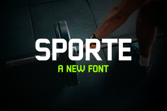 Sporte: A Display Font for Web Design