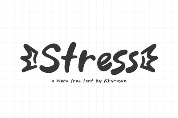 Stress Font for Bold Design