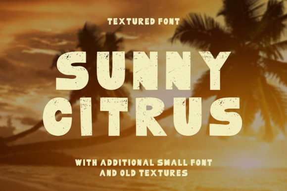 Sunny Citrus Font for Bold Campaigns