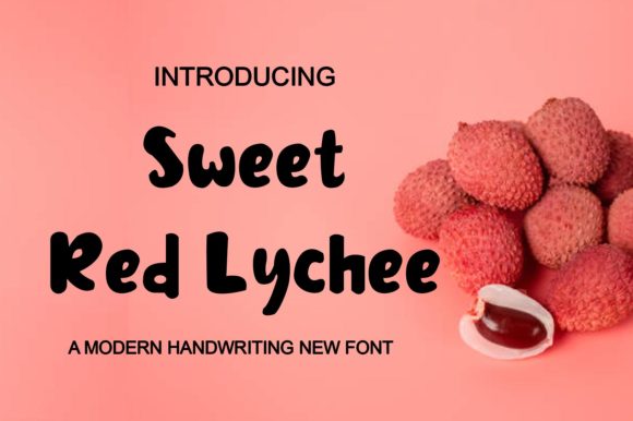 Sweet Red Lychee Font