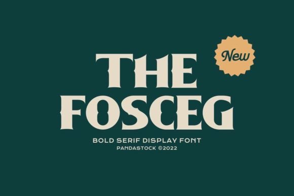 The Fosceg: A Modern Display Font for Creative Projects