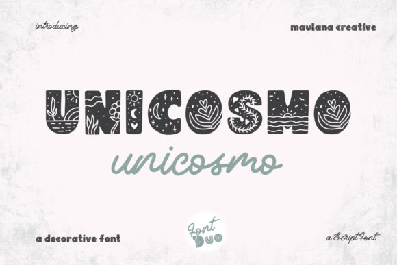 Unicosmo Duo Font for Creative Projects