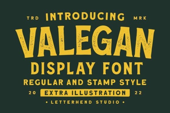 Valegan Font for Creative Projects