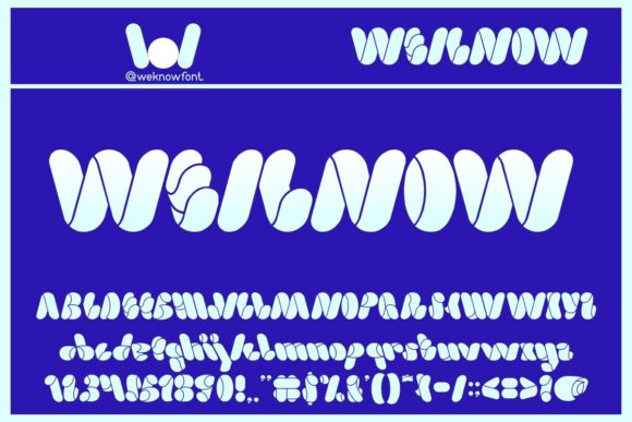 Weknow: A Bold Font for Creative Campaigns