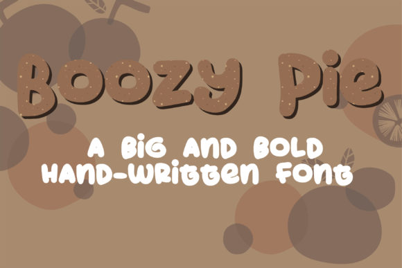 ZP Boozy Pie Font for Business